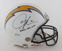 LaDainian Tomlinson Signed LE Chargers Full-Size Authentic On-Field Helmet Inscribed "2006 NFL MVP" (Tomlinson) at PristineAuction.com