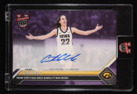 Caitlin Clark 2023-24 Bowman University Now Autographs Purple #63 RC #3/25 at PristineAuction.com