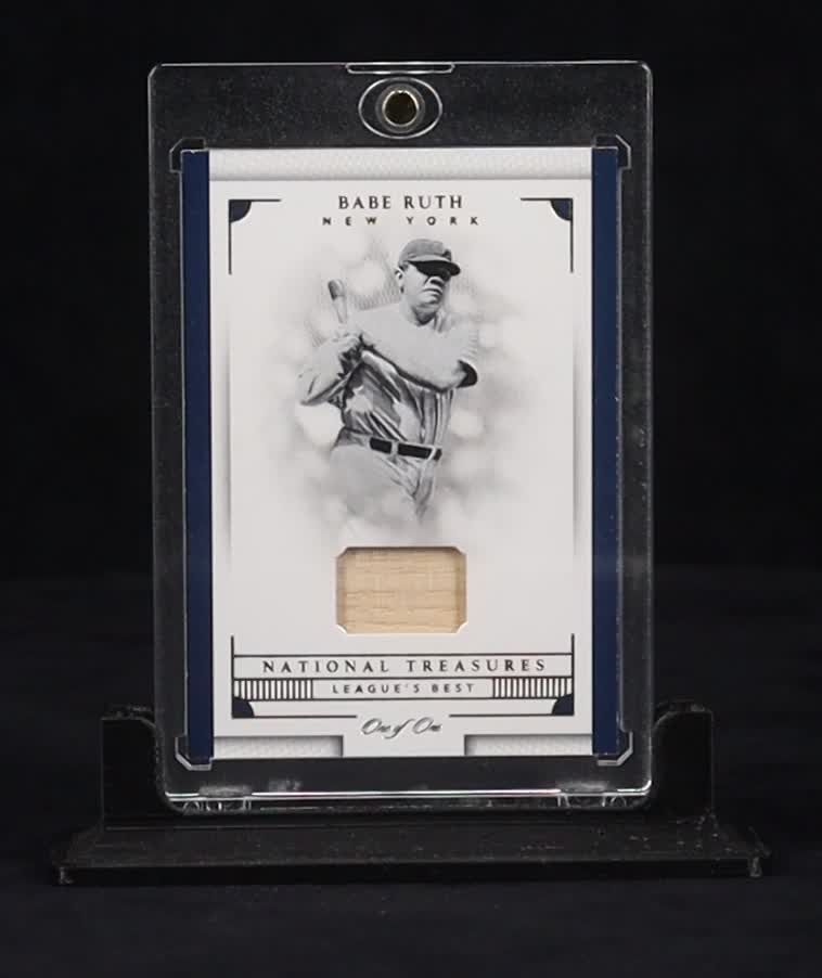 Babe Ruth 2016 Panini National Treasures Leagues Best Jerseys Gold #LLBR #1/1 at PristineAuction.com
