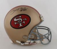 Jerry Rice Signed 49ers Full-Size Authentic On-Field Helmet (TriStar) at PristineAuction.com