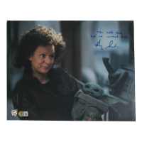 Amy Sedaris Signed "The Mandalorian" 11x14 Photo Inscribed "This Little Thing Had Me Worried Sick" (Beckett & Official Pix) at PristineAuction.com