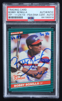 Bobby Bonilla Signed 1986 Donruss Rookies #30 XRC Inscribed "97 WSC", "6X AS" & "3x SS" (PSA) at PristineAuction.com