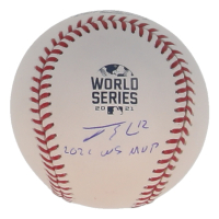 Jorge Soler Signed 2021 World Series Baseball Inscribed "2021 WS MVP" (Schwartz) at PristineAuction.com
