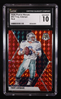 Troy Aikman 2020 Panini Mosaic Mosaic Red #63 (CGC 10) at PristineAuction.com