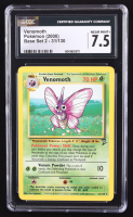 Venomoth Pokemon 1999 Base 2 #31 (CGC 7.5) at PristineAuction.com