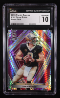 Drew Brees 2020 Panini Spectra Neon Pink #102 #22/25 (CGC 10) at PristineAuction.com