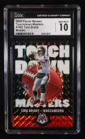 Tom Brady 2020 Panini Mosaic Touchdown Masters Mosaic #TM2 (CGC 10) at PristineAuction.com
