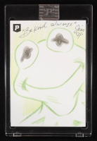 Kermit The Frog | The Muppets | Original Art Sketch Card by Guy Gilchrist (1/1 Original Art) at PristineAuction.com