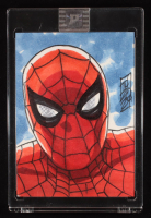Spiderman | Marvel | Original Art Sketch Card by Tom Hodges (1/1 Original Art) at PristineAuction.com
