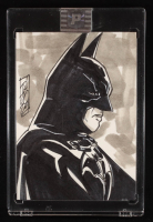 Batman (Bale) | DC | Original Art Sketch Card by Tom Hodges (1/1 Original Art) at PristineAuction.com