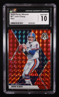 John Elway 2020 Panini Mosaic Mosaic Red #67 (CGC 10) at PristineAuction.com