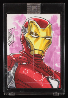 Iron Man | Marvel | Original Art Sketch Card by Tom Hodges (1/1 Original Art) at PristineAuction.com