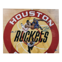 Shaquille O'Neal & Hakeem Olajuwon Signed 16x20 Photo (Beckett) at PristineAuction.com