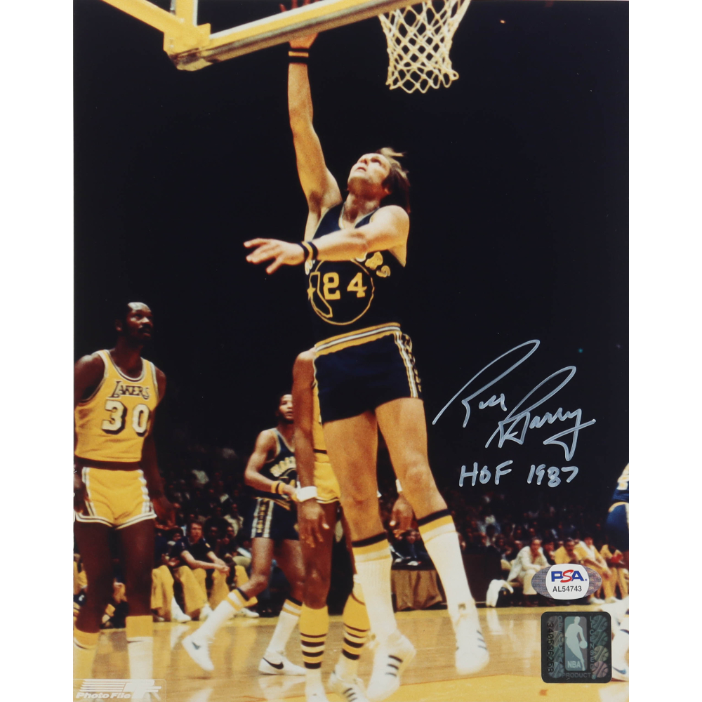 Rick Barry Signed Warriors 8x10 Photo Inscribed "HOF 1987" (PSA) at PristineAuction.com