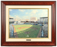 "Yankee Stadium" LE Custom Framed Painting on Canvas Signed by Artist at PristineAuction.com