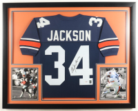 Bo Jackson Signed Auburn Tigers Custom Framed Jersey Display with Photos (PSA) at PristineAuction.com