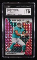 Tua Tagovailoa 2020 Panini Mosaic Mosaic Camo Pink #262 DEB RC (CGC 10) at PristineAuction.com