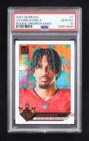 Jayden Daniels 2024 Donruss Rookie Gridiron Kings #1 RC (PSA 10) at PristineAuction.com