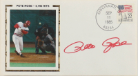 Pete Rose Signed Reds 1985 FDC Envelope (PSA) at PristineAuction.com