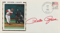 Pete Rose Signed Reds 1985 FDC Envelope (PSA) at PristineAuction.com