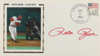 Pete Rose Signed Reds 1985 FDC Envelope (PSA) at PristineAuction.com