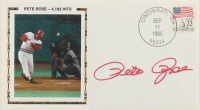 Pete Rose Signed Reds 1985 FDC Envelope (PSA) at PristineAuction.com