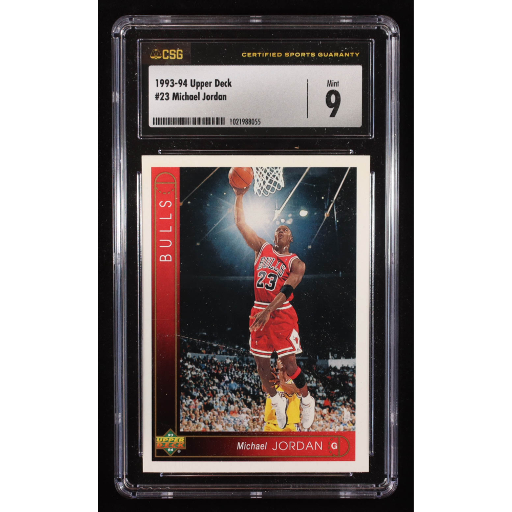 Michael Jordan 1993-94 Upper Deck #23 (CSG 9) at PristineAuction.com