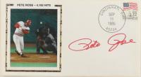 Pete Rose Signed Reds 1985 FDC Envelope (PSA) at PristineAuction.com