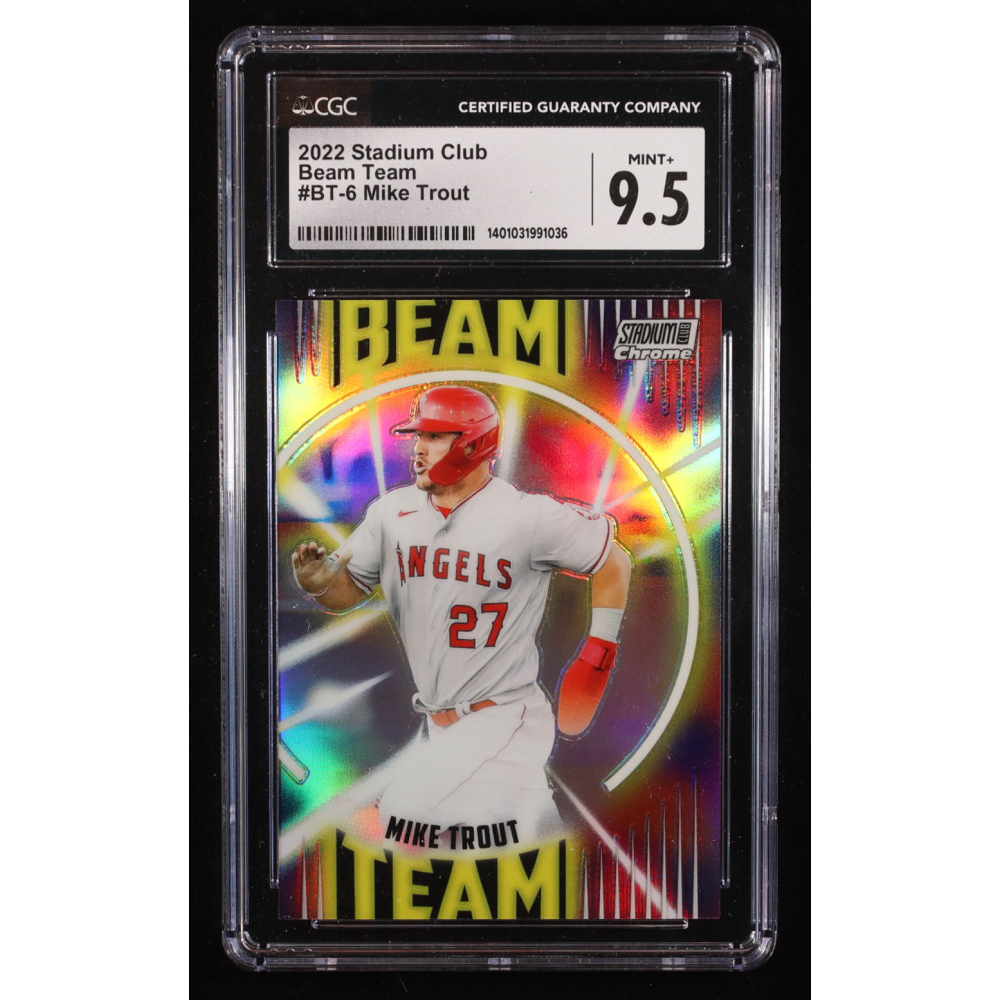 Mike Trout 2022 Stadium Club Chrome Beam Team #BT6 (CSG 9.5) at PristineAuction.com