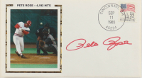 Pete Rose Signed Reds 1985 FDC Envelope (PSA) at PristineAuction.com