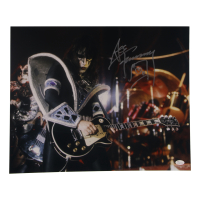 Ace Frehley Signed "KISS" 16x20 Photo with Ace of Hearts Sketch (JSA) at PristineAuction.com
