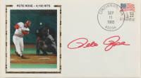 Pete Rose Signed Reds 1985 FDC Envelope (PSA) at PristineAuction.com