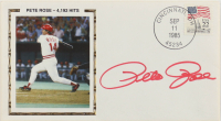 Pete Rose Signed Reds 1985 FDC Envelope (PSA) at PristineAuction.com