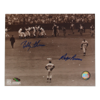 Bobby Thomson & Ralph Branca Signed "Shot Heard Around The World" 8x10 Photo (Steiner) at PristineAuction.com