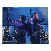 Jeremy Renner & Hailee Steinfeld Signed "Hawkeye" 16x20 Photo (Beckett) at PristineAuction.com
