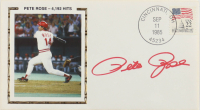 Pete Rose Signed Reds 1985 FDC Envelope (PSA) at PristineAuction.com