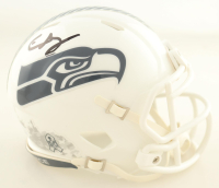 Elijah Arroyo Signed Seahawks Salute To Service Alternate Speed Mini Helmet (JSA) at PristineAuction.com