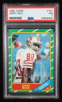 Jerry Rice 1986 Topps #161 RC (PSA 7) at PristineAuction.com