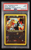 Entei HOLO 1999-03 Pokemon Wizards of the Coast Black Star Promos #34 (PSA 9) at PristineAuction.com