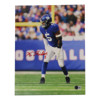 Kayvon Thibodeaux Signed Giants 11x14 Photo (Beckett) at PristineAuction.com