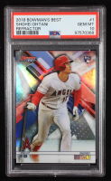 Shohei Ohtani 2018 Bowman's Best Refractors #1 RC (PSA 10) at PristineAuction.com