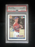 Chipper Jones Signed 1991 Topps #333 RC (PSA) at PristineAuction.com