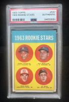 1963 Topps #537 Rookie Stars / Pedro Gonzalez RC / Ken McMullen RC / Al Weis RC / Pete Rose RC (PSA) at PristineAuction.com