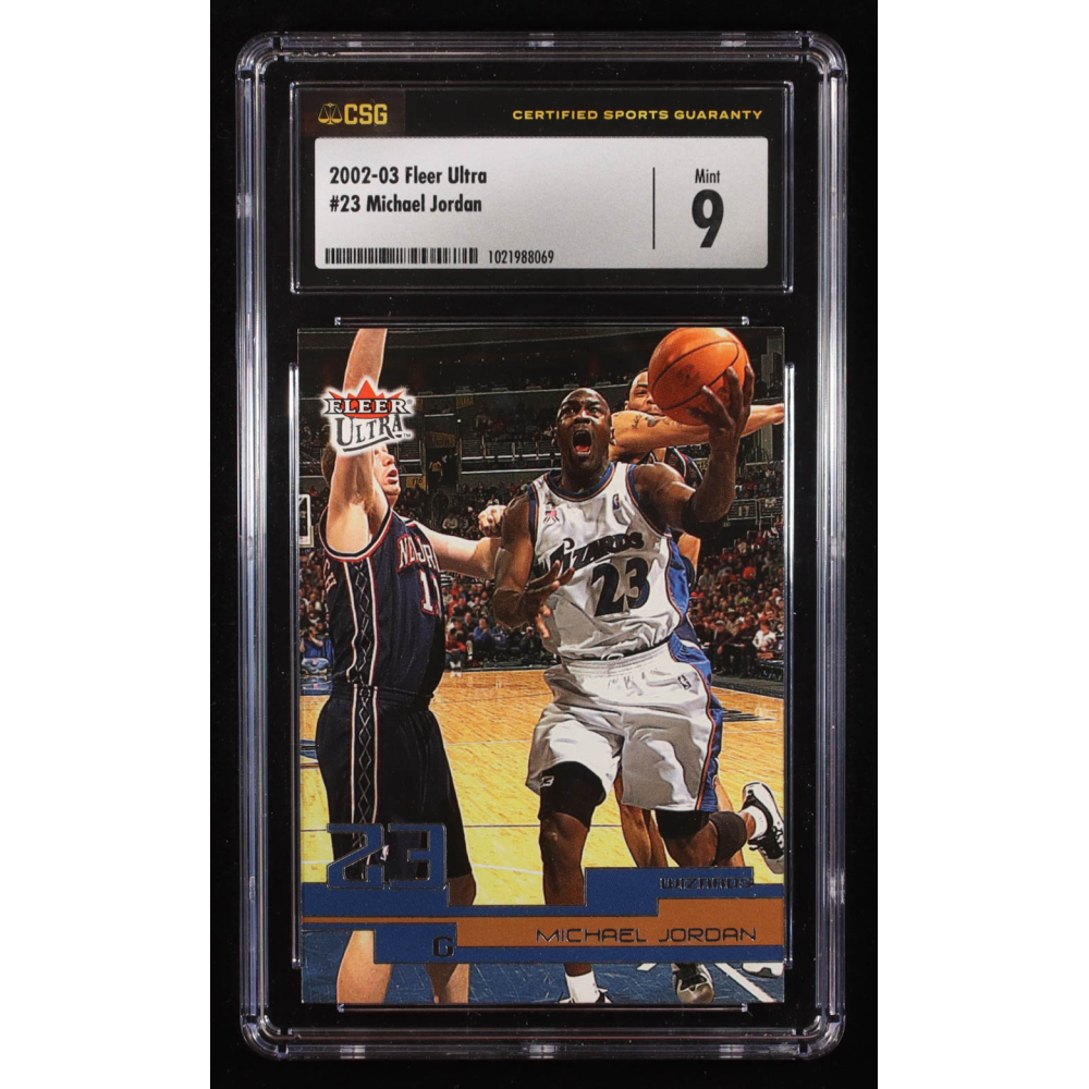 Michael Jordan 2002-03 Fleer Ultra #23 (CSG 9) at PristineAuction.com