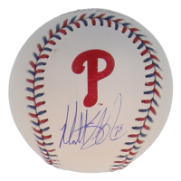 Matt Strahm Signed Phillies Logo Baseball (PSA) at PristineAuction.com