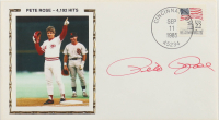 Pete Rose Signed Reds 1985 FDC Envelope (PSA) at PristineAuction.com