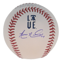 Aaron Nola Signed Phillies City Connect Logo Baseball (PSA) at PristineAuction.com