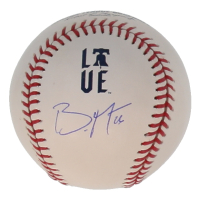 Brandon Marsh Signed Phillies City Connect Logo Baseball (PSA) at PristineAuction.com