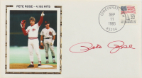 Pete Rose Signed Reds 1985 FDC Envelope (PSA) at PristineAuction.com