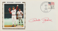 Pete Rose Signed Reds 1985 FDC Envelope (PSA) at PristineAuction.com
